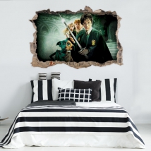 Autocollant vinyle 3d harry potter