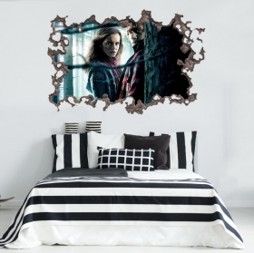 Sticker mural film harry potter mod&egrave;le 3d