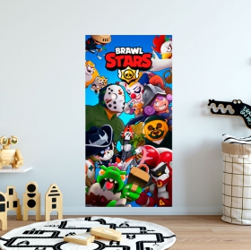 Vinyles d&eacute;coratifs 3d jeu vid&eacute;o brawl stars