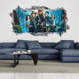Vinyles 3d pirates des caraïbes