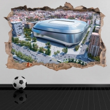 Vinyles 3d nouveau stade santiago bernabéu