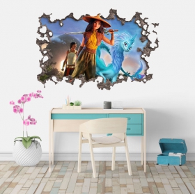 Vinyles trou 3d luca disney pixar