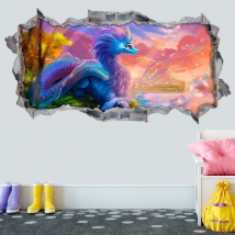 Vinyles décoratifs 3d raya et le dernier dragon