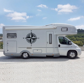 Vinyles rose des vents pour camping-cars