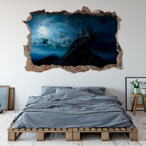 Vinyles harry potter hogwarts 3d