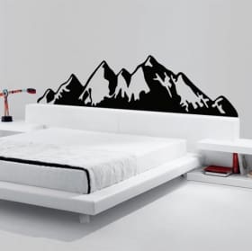 Vinyles d&eacute;coratifs et autocollants montagnes