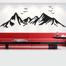 Vinyles d&eacute;coratifs montagnes