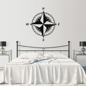 Vinyles d&eacute;coratifs et autocollants rose des vents