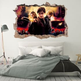 Vinyles d&eacute;coratifs et autocollants 3d harry potter