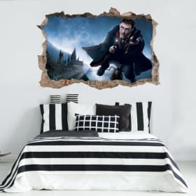Vinyles adh&eacute;sifs 3d harry potter