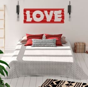 Vinyles adh&eacute;sifs love