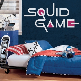 Vinyles décoratifs et autocollants netflix squid game