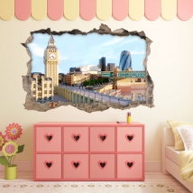 Vinyles 3d big ben londres jeu vidéo minecraft