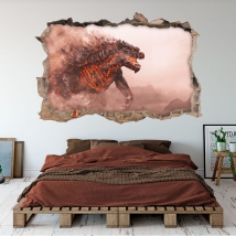Vinyles 3d godzilla