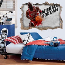Vinyles 3d basket michael jordan nba