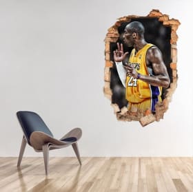 Vinyle et autocollants kobe bryant nba 3d