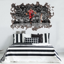 Vinyle décoratif 3d lebron james nba
