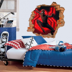 Vinyle effet 3d spider-man no way home