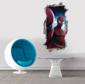 Stickers muraux 3d spider-man no way home