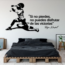 Vinyles et autocollants phrase rafa nadal