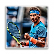 Affiches imprimées feuille rafael nadal