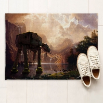 Tapis imprimés star wars at-at