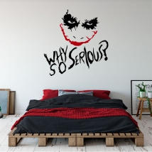 Vinyle décoratif et autocollants joker why so serious