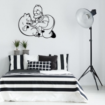 Vinyle décoratif et autocollants homer simpson