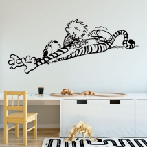 Vinyles adhésifs et autocollants calvin et hobbes
