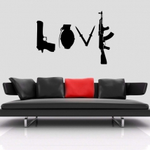 Vinyle décoratif love graffitis banky