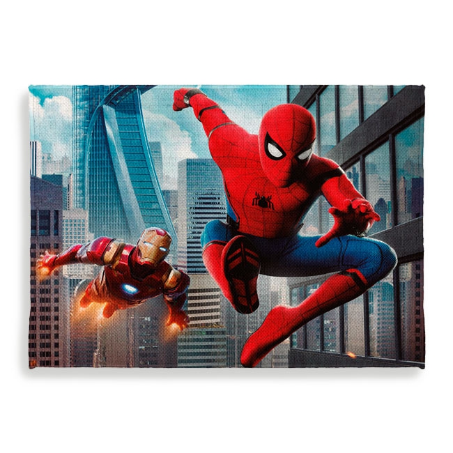 🥇 Tapis iron man et spiderman 🥇