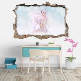Vinyles 3d femme ange