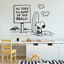 Vinyle dessin animé snoopy