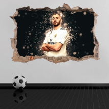 Stickers muraux 3d karim benzema
