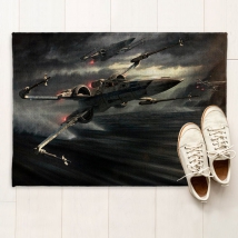 Tapis ou paillassons imprimés star wars x-wing