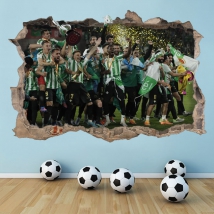 Vinyle 3d football real betis football