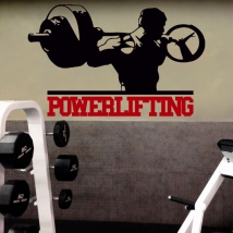 Vinyle décoratif pour gymnases powerlifting
