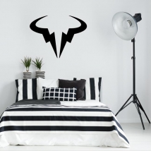 Vinyle décoratif et autocollants logo tennis rafa nadal