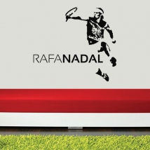 Vinyle et autocollants tennis rafa nadal
