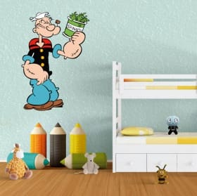Vinyle pour enfants dessin anim&eacute; popeye