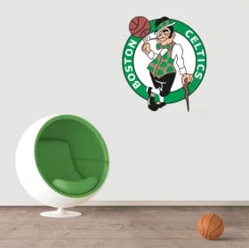 Vinyle et autocollants basket nba bouclier boston celtics