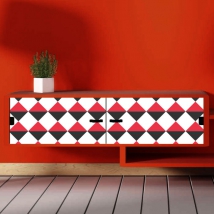 Vinyles style rétro pour décorer des meubles ou des armoires