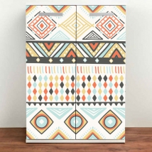 Vinyles style hippie pour décorer des meubles ou des armoires