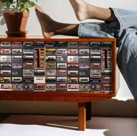Vinyles pour décorer des meubles ou des armoires cassettes de collage