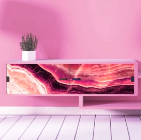 Vinyles pour décorer les meubles et les armoires clignote des lumières