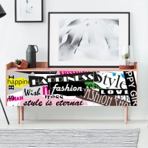 Vinyle pour meubles ou armoires collage de mode et de style