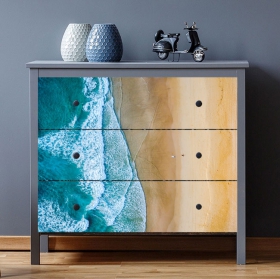 Vinyle pour meubles ou armoires plage du rivage