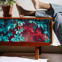 Vinyles pour meubles ou armoires feuilles colorées