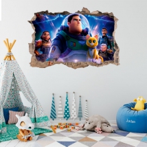 Vinyles disney lightyear trou 3d