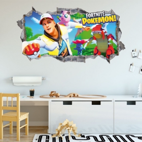 Vinyles fortnite pokemon 3d